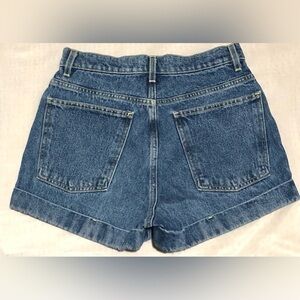 American Apparel High Waist Denim Shorts